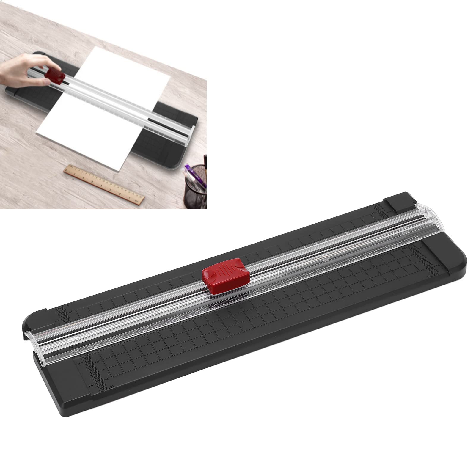 300mm A4 Paper Cutter - Heavy Duty Kraft Paper Trimmer for Office, School & Crafting | Easy to Use with Precise Cutting | Perfect for Scrapbooking, Card Making & Document Trimming