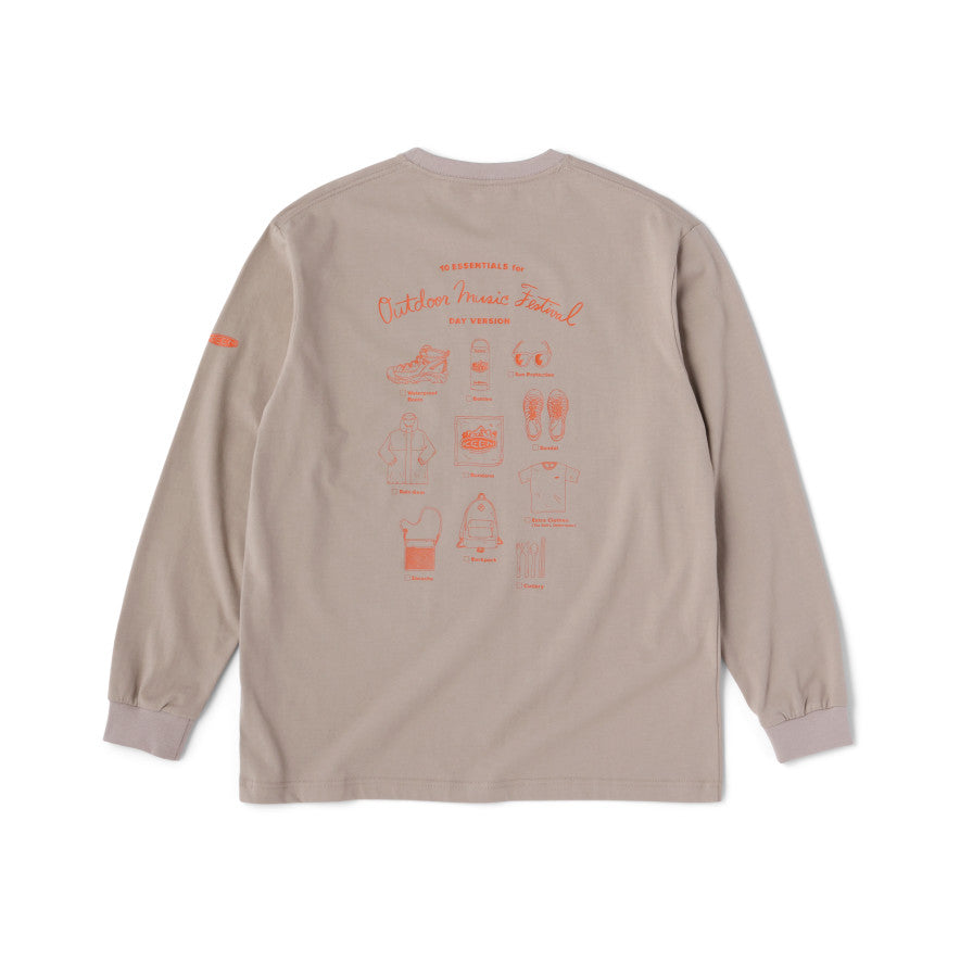 OC/RP Ten Essentials Long Sleeve T-Shirt for Men & Women - Moisture Wicking Hiking & Outdoor Performance Tee - Perfect for Camping, Backpacking and Adventure Travel