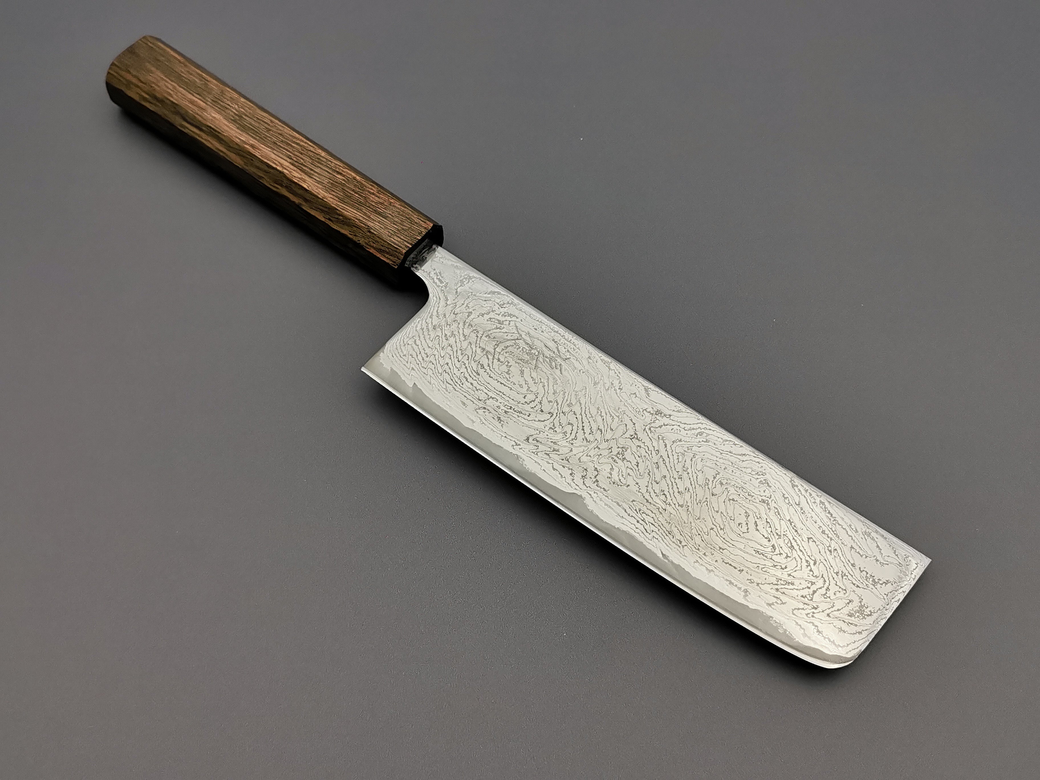 Premium Haruyuki Zanpa Nakiri Japanese Vegetable Knife - High Carbon Steel Blade for Precise Chopping, Slicing & Dicing - Perfect for Home Chefs & Professional Kitchens