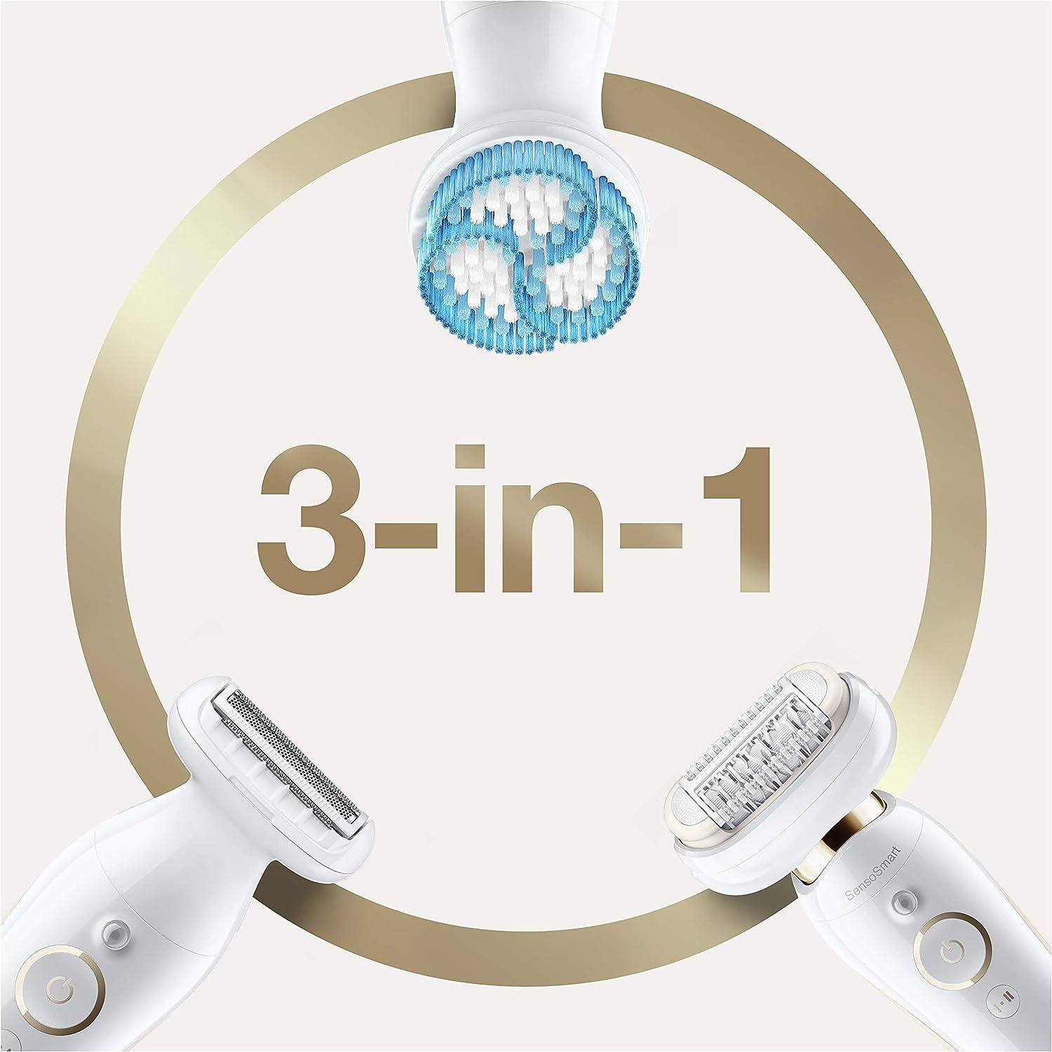 Braun Silk Epil 9 Flex Wet & Dry Epilator for Women - Painless Hair Removal for Legs, Face & Bikini Area - Cordless Rechargeable Epilator for Shower & Dry Use - Smooth Skin at Home or Travel