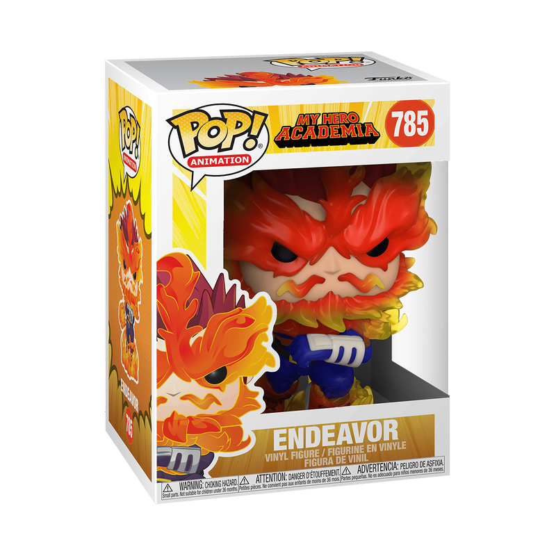 My Hero Academia Endeavor Action Figure - Anime Collectible for Fans - Perfect for Display, Cosplay, and Gift Giving