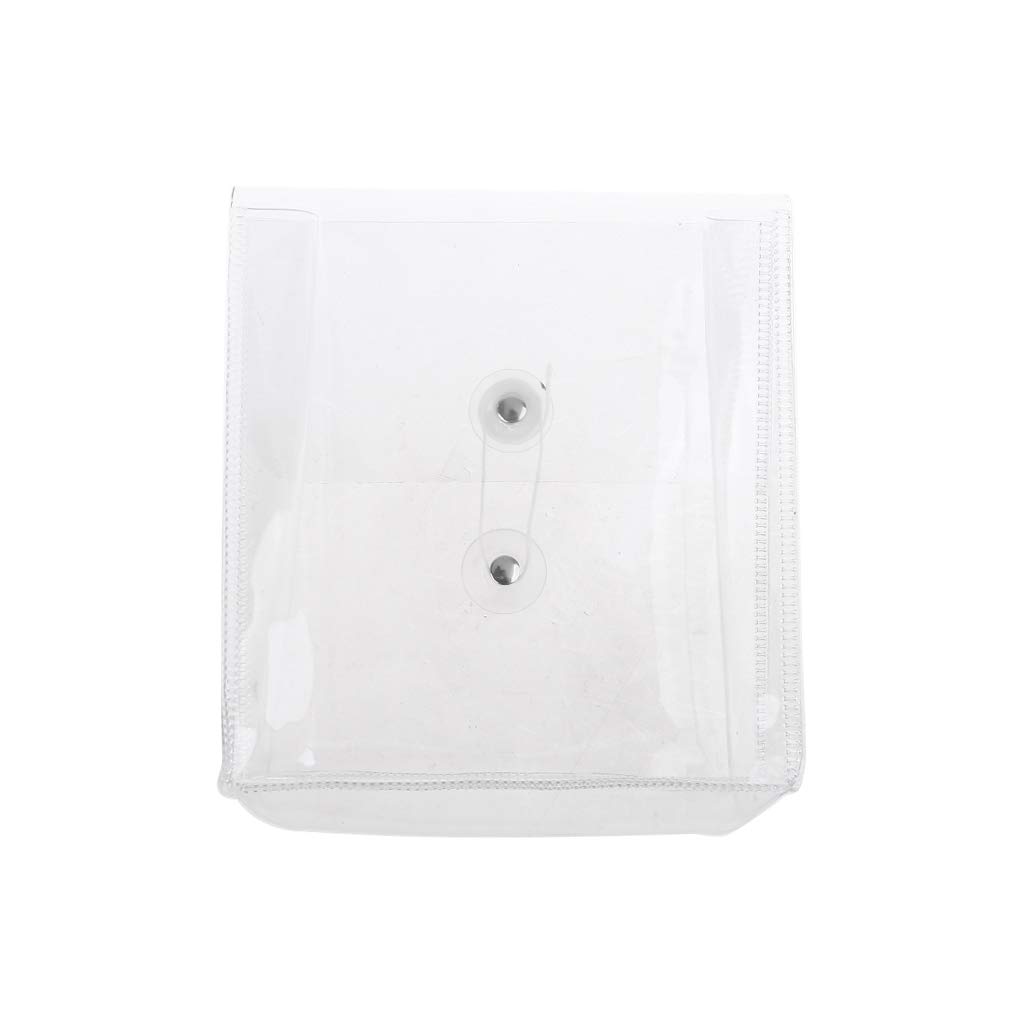 Multifunctional Transparent PVC File Folder Organizer - Mini Winding Storage Bag for Documents, Makeup & Stationery | Perfect for Office, Classroom & Home Organization | School & Office Supplies Gift Idea