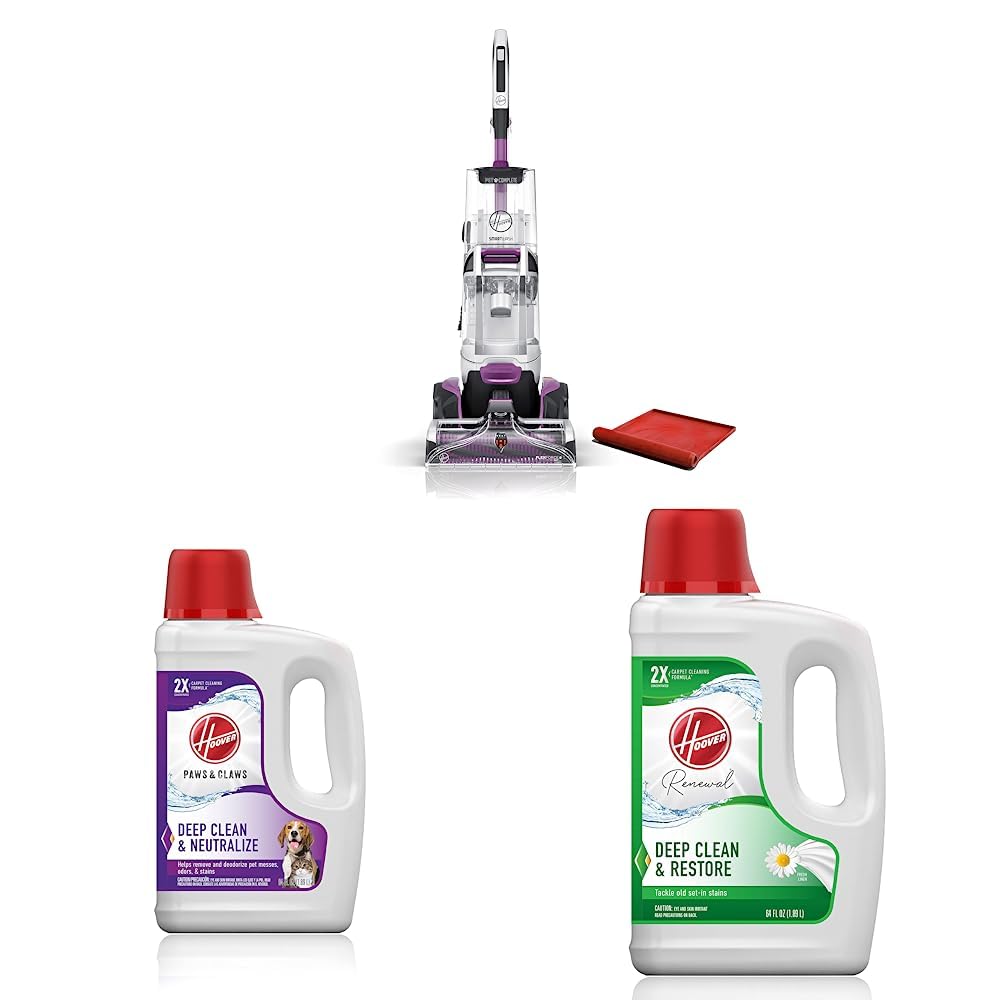 Hoover SmartWash Automatic Carpet Cleaner | Spot & Stain Remover for Pets | Deep Cleaning Shampoo with StainGuard & Renewal Technology | Perfect for Pet Owners & High-Traffic Areas