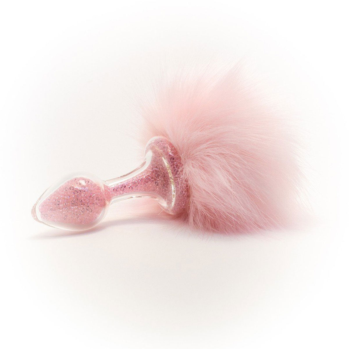 Sparkling Pink Magnetic Bunny Tail Plug - Crystal Delights Adult Toy for Sensual Play & Cosplay Accessories | Perfect for Roleplay, Bachelorette Parties & Intimate Moments