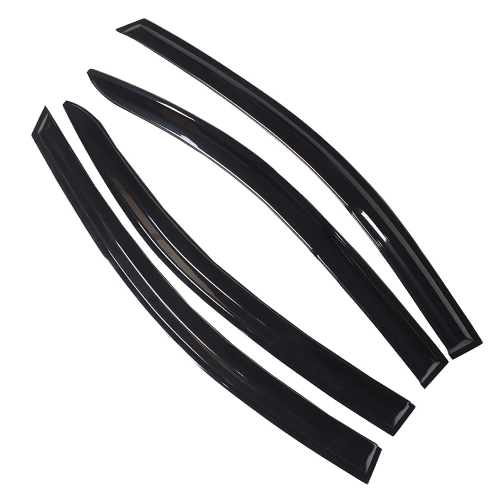 2019-2024 Toyota Corolla Sedan Window Visors - 4-Piece Car Side Window Deflectors & Rain Guards for Sun Protection & Ventilation | Perfect for Rainy Weather & Summer Driving