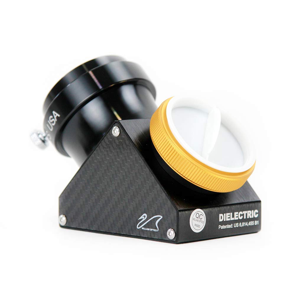 Premium William Optics 2-Inch 99% Dielectric Dura Bright Carbon Fiber Mirror Diagonal for SCT Telescopes - Perfect for Astronomy, Astrophotography & Stargazing Accessories
