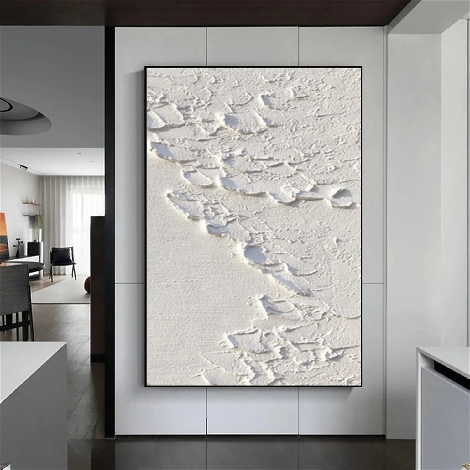 Minimalist Balance Canvas Painting #MM269 - Modern Abstract Wall Art for Living Room, Bedroom & Office Decor