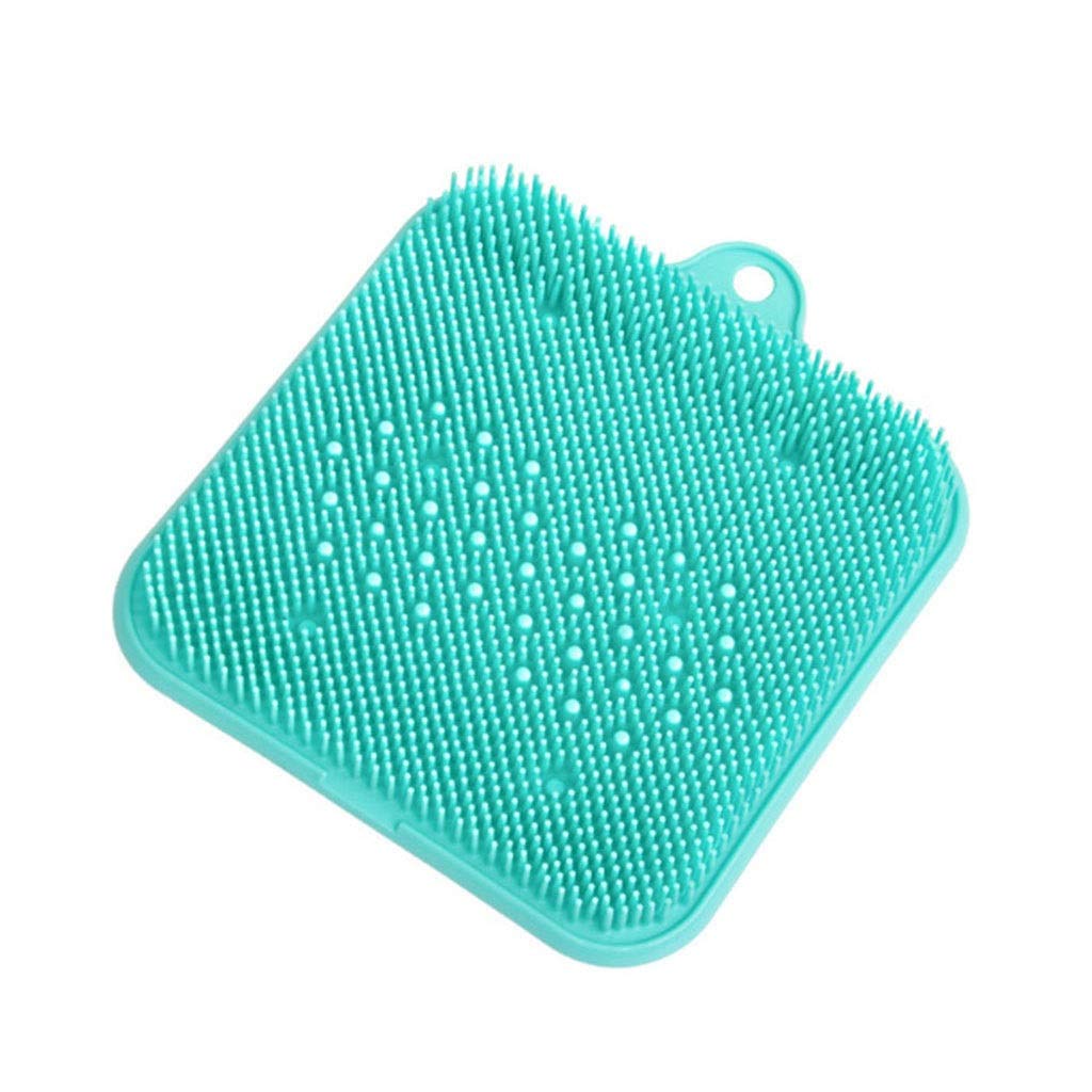 LEIGE 2020 Bath Back Brush & Foot Massage Pad - Silicone Exfoliating Scrub Mat, Non-Slip Shower Massage Cushion for Deep Cleaning & Relaxation - Perfect for Spa, Bathroom & Home Wellness Routine
