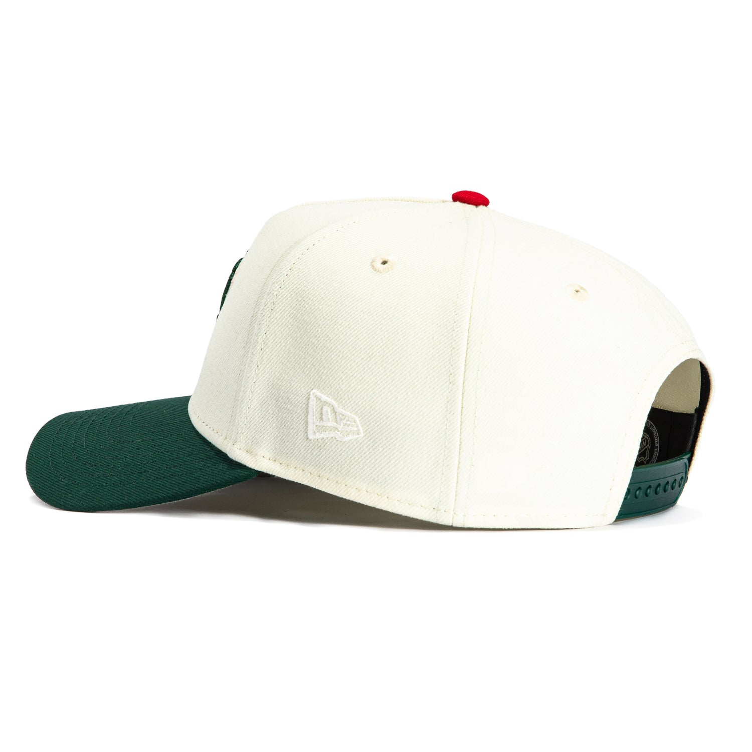 New Era 9Forty A-Frame Minnesota Wild Snapback Hat - White & Green Adjustable Baseball Cap for Men & Women | Perfect for Hockey Games, Outdoor Sports & Casual Wear