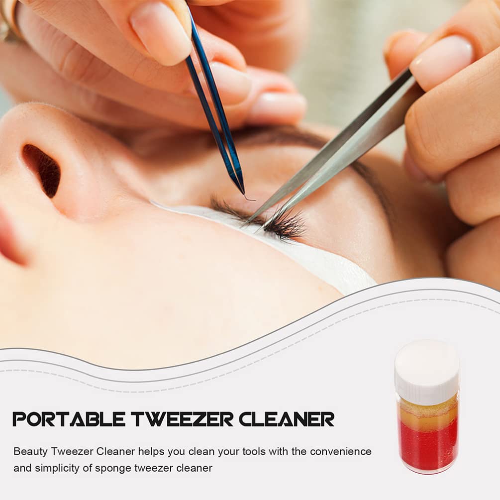 Beavorty 3Pcs Lash Tweezers Cleaner - Salon & Home Use