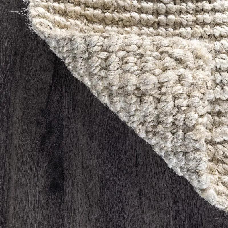 Zen Turkish Overdyed Hand Woven Natural Jute Rug - 5' x 2.10' - Boho Chic Floor Decor for Living Room, Bedroom & Entryway