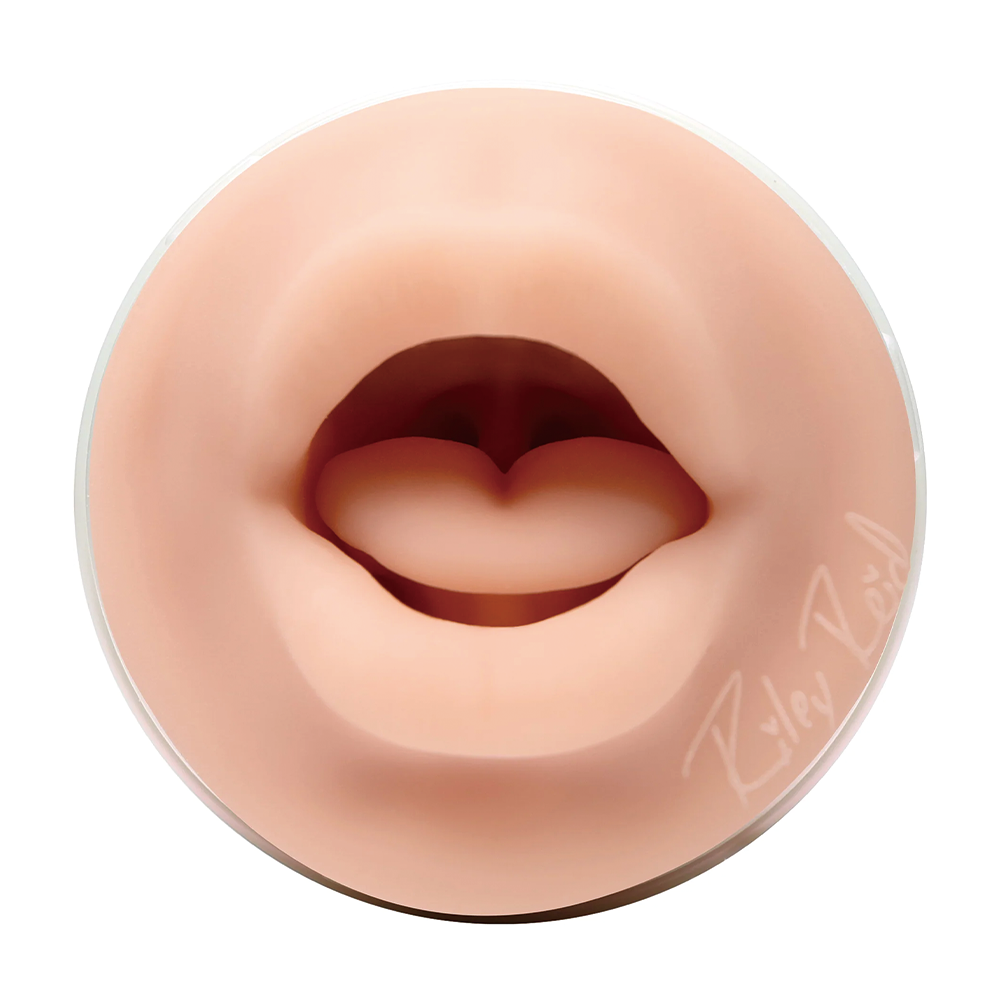 Riley Reid Fleshlight Insomnia Mouth Male Masturbator - Realistic Oral Sex Toy for Men, Discreet & Easy to Clean - Perfect for Solo Play & Couples Fun