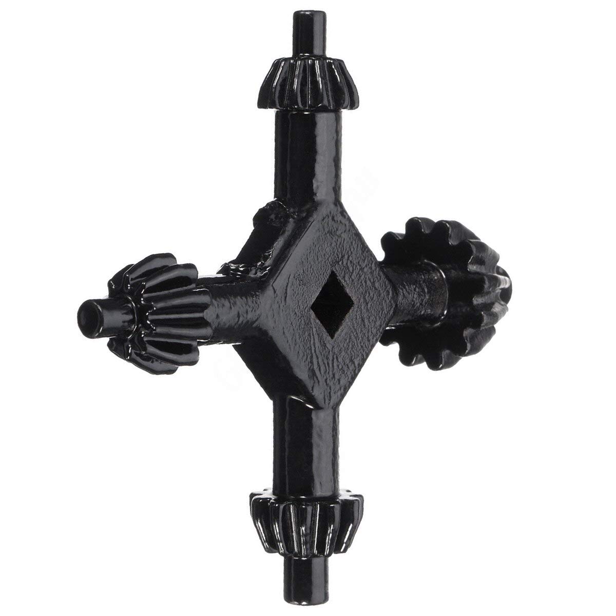Durable Carbon Steel 4 Way Drill Press Chuck Key Replacement - Fits 1/2