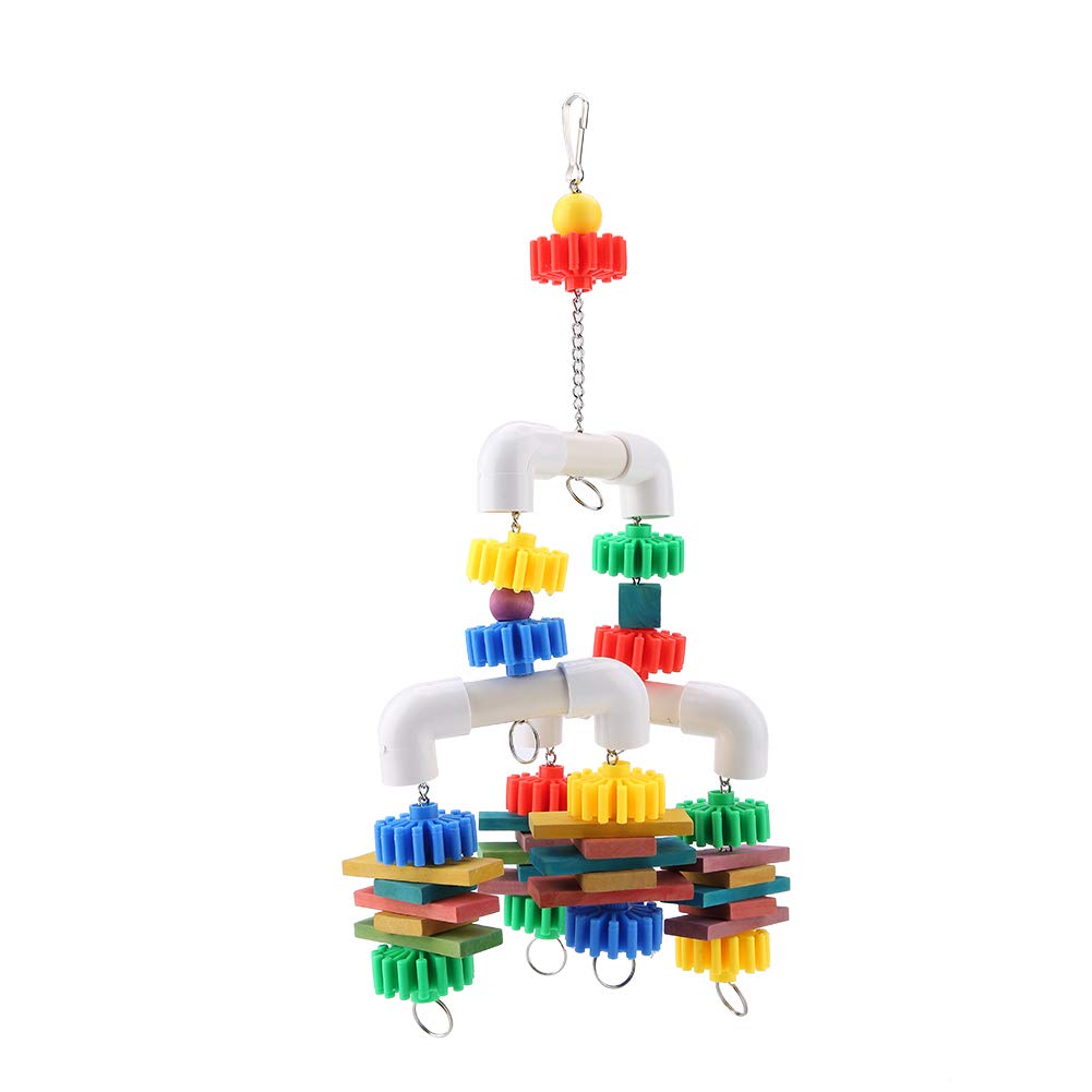 Durable Pet Chew Toys for Parrots, Cockatoos, African Greys & Macaws - Fun Biting & Chewing Bird Toys for Stress Relief & Beak Health - Perfect for Cage Play, Training Rewards & Bird Enrichment Activities