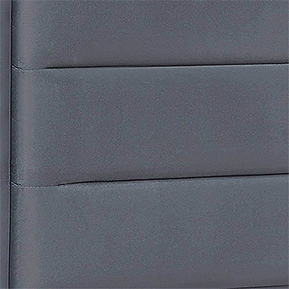 Furniture of America Tink Platform Fabric Full Bed with Storage Drawers in Gray - Modern Bedroom Furniture for Small Spaces & Guest Rooms