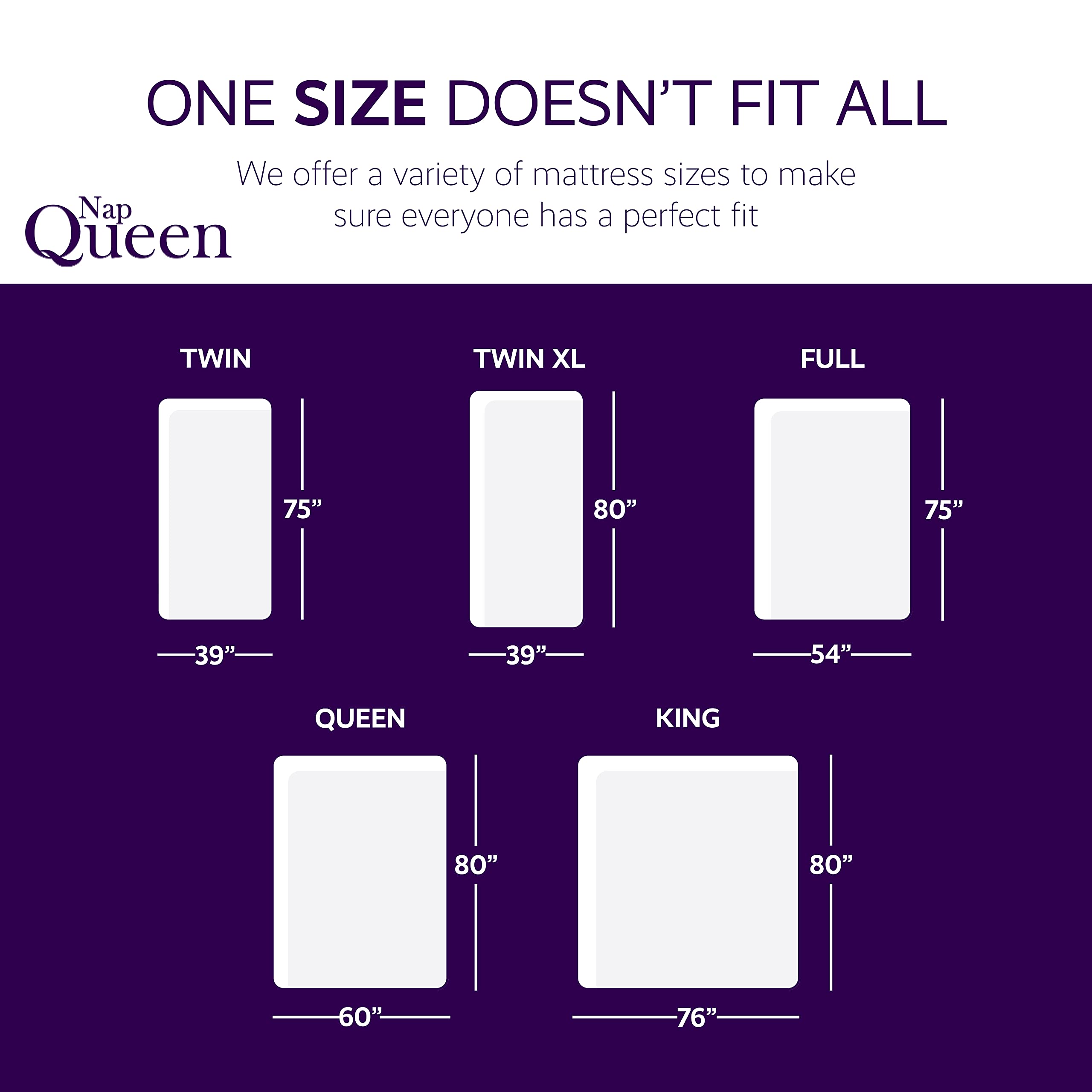 NapQueen 10 Inch Twin Cooling Gel Memory Foam Mattress - CertiPUR-US Certified, Medium Firm Support, Breathable Soft Cover - Perfect for Kids' Rooms, Guest Beds & Dorm Rooms - Mattress in a Box for Easy Setup