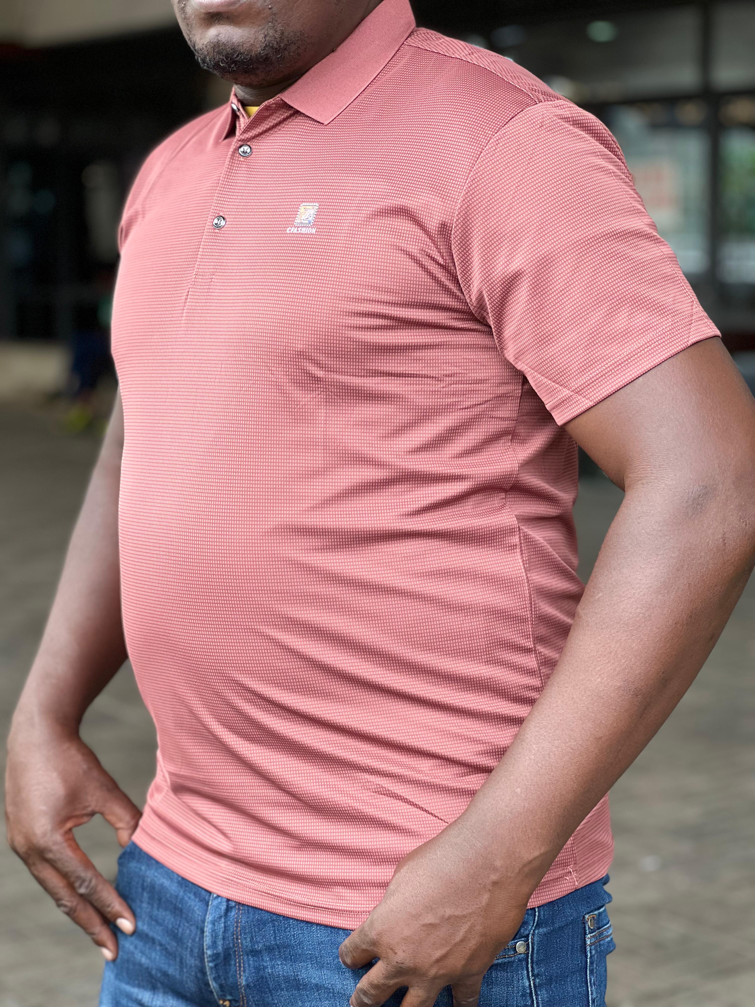 Premium Men's Polo Shirt 002 - Breathable Cotton Short Sleeve Casual Top for Golf, Business & Everyday Wear