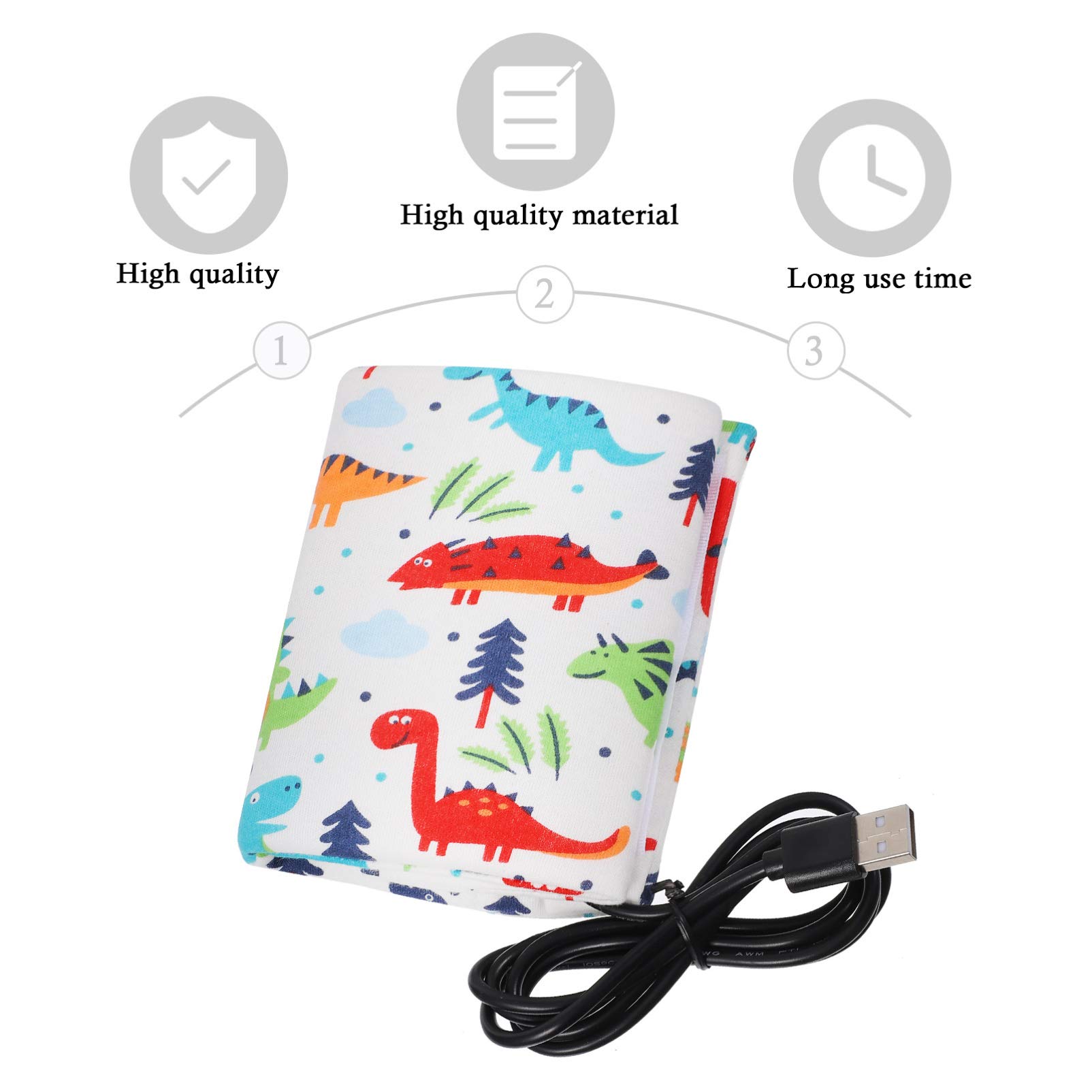 Portable USB Baby Bottle Warmer - Travel Milk Bottle Heater & Insulated Picnic Bag for Infants | Keep Food Warm, Perfect for On-the-Go Feeding, Outdoor Picnics & Traveling with Baby