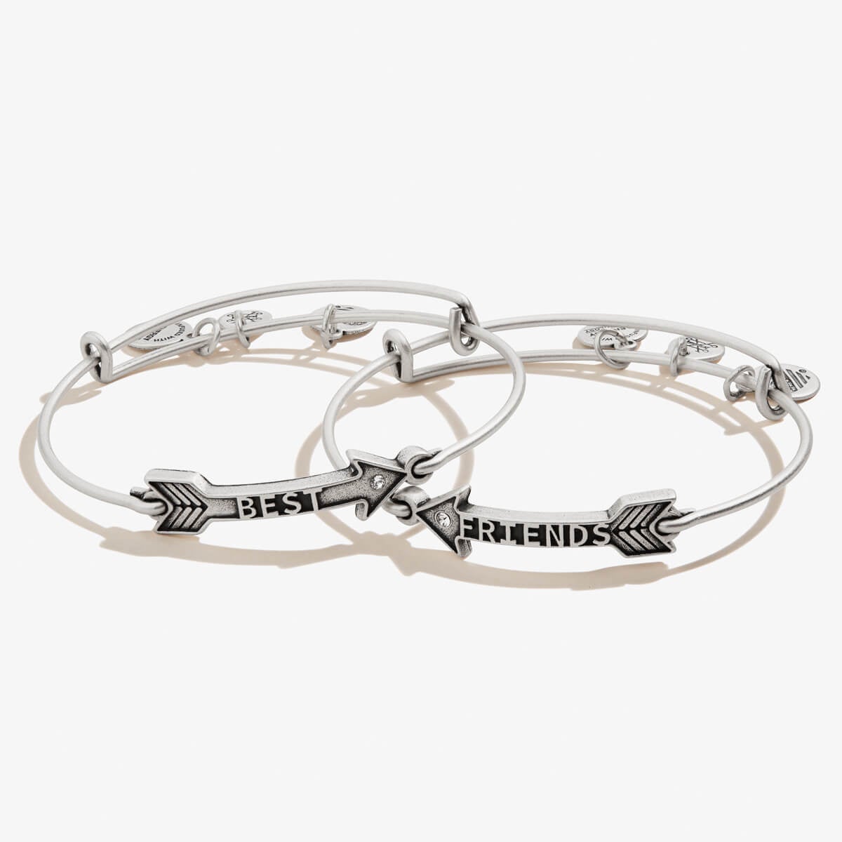 Best Friends Arrow Charm Bracelets for Women - 2 Pack Matching BFF Jewelry Set - Perfect for Birthdays, Anniversaries & Gifts