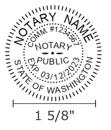 Washington Notary Public Seal Embosser & Self-Inking Stamp Bundle - Pink (2-Piece Set) | Perfect for Legal Documents, Contracts & Official Paperwork