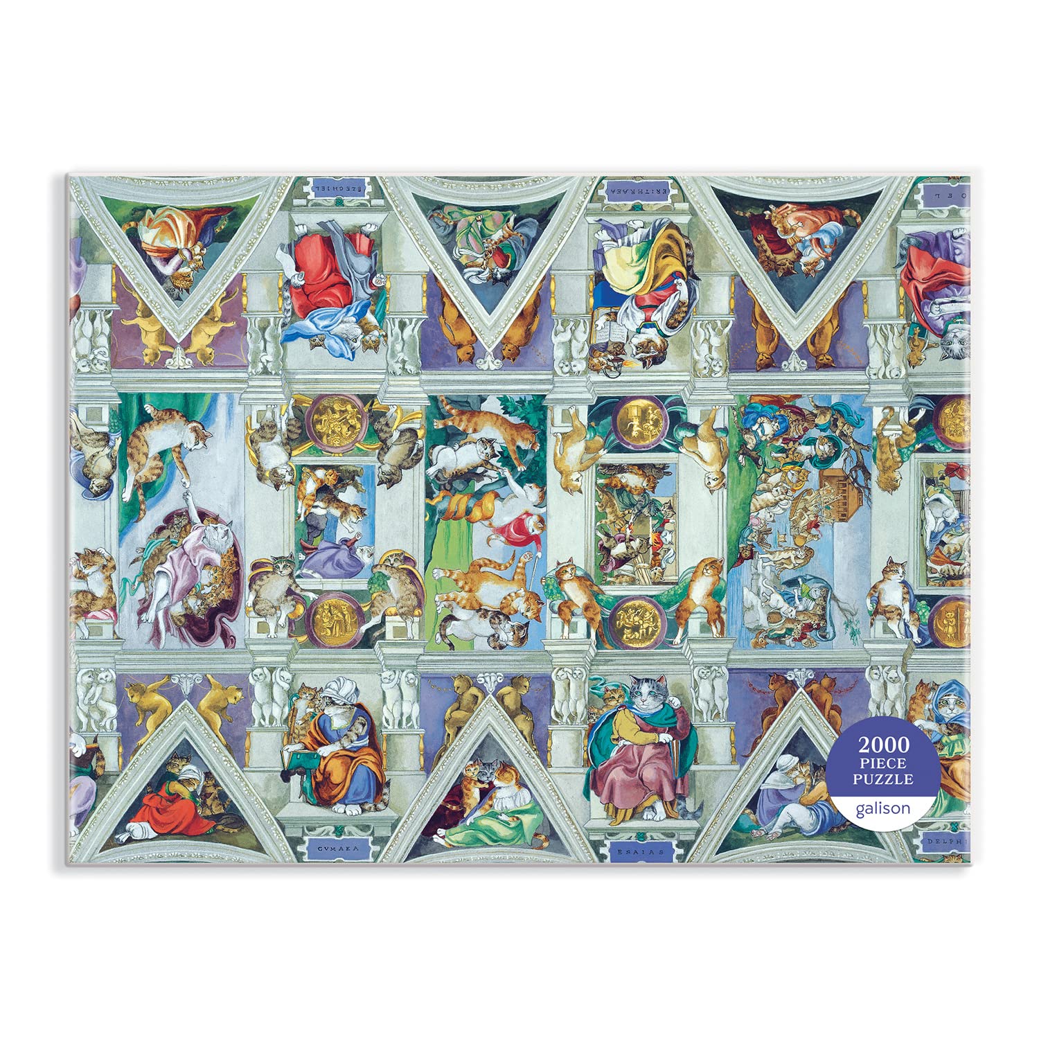 2000 Piece Sistine Chapel Ceiling Puzzle - Michelangelo Masterpiece Art Jigsaw for Adults, Western Art Collection, Home Decor & Gift Idea | Perfect for Family Game Night & Art Enthusiasts