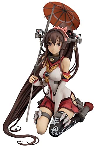 Kantai Collection Yamato Anime PVC Action Figure - 1/6 Scale Beautiful Girl Character Statue, Handmade 3D Model Toy for Anime Fans | Perfect for Computer Desktop Display, Gaming Room Decor, and Collector's Gift
