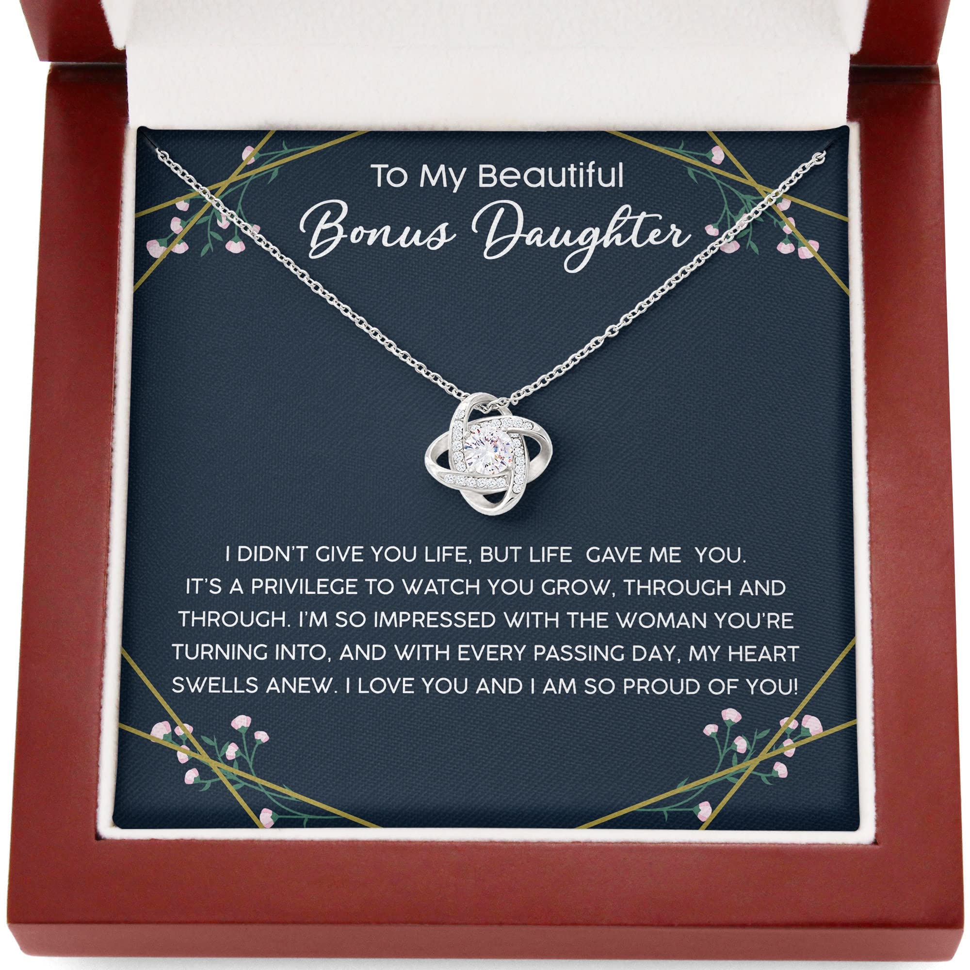 Soulmate Love Knot Necklace - Unique Gift for Her, Birthday, Graduation, Anniversary | Romantic Jewelry for Girlfriend, Wife, Special Occasions