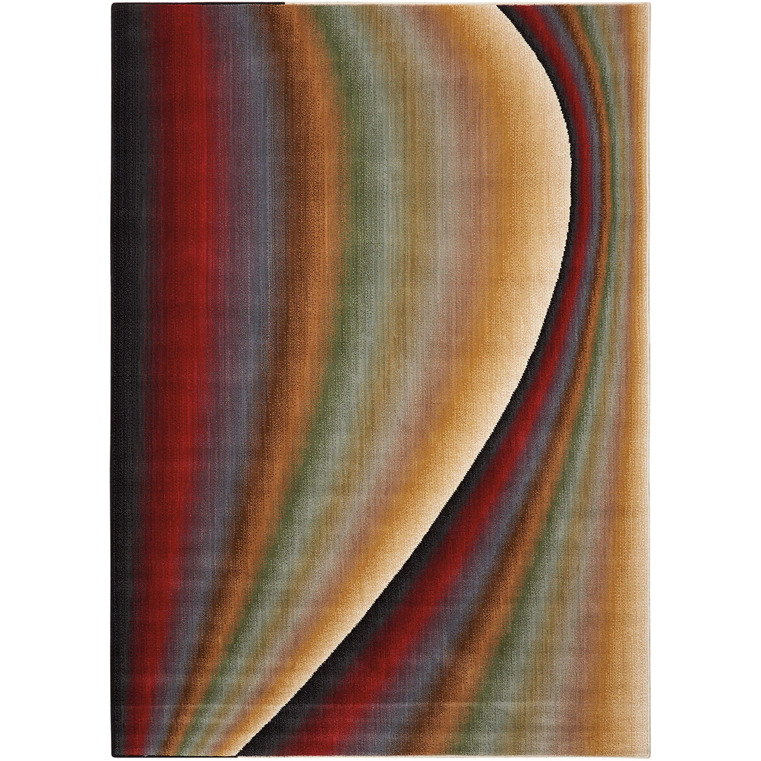 Nourison Radiant Arts Abstract Rainbow 2'3