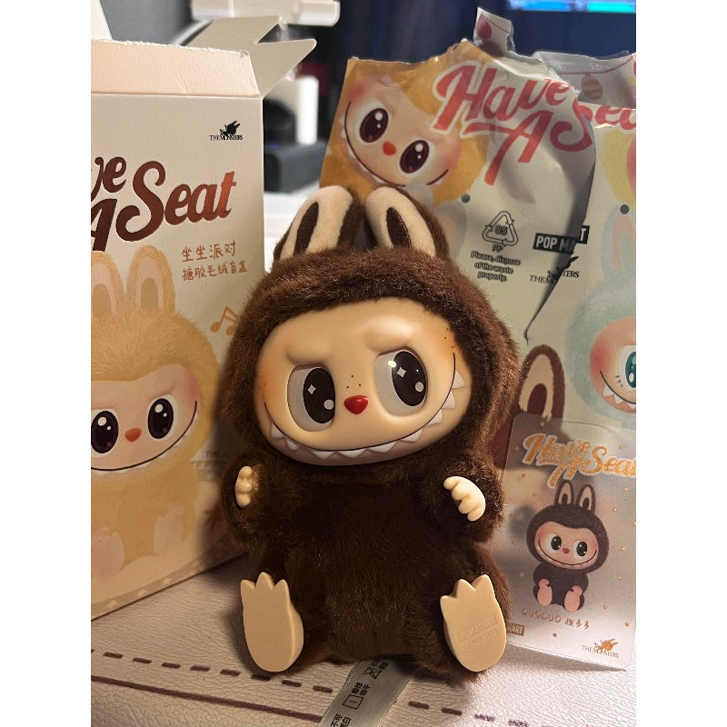 Labubu The Monsters Have A Seat Summer Party Macaron Plush Series 2 Secret DUODUO (1/72) - Cute Collectible Stuffed Animal Toy for Fans, Gift for Kids & Adults, Perfect for Bedroom Decor, Party Favors and Anime Collections
