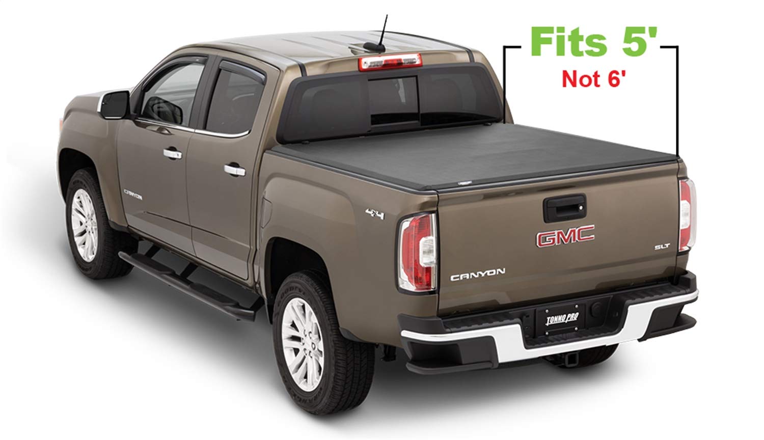 Tonno Pro Tonno Fold Soft Folding Truck Bed Tonneau Cover | Fits 2015-2022 Chevy/GMC Colorado/Canyon 5'2