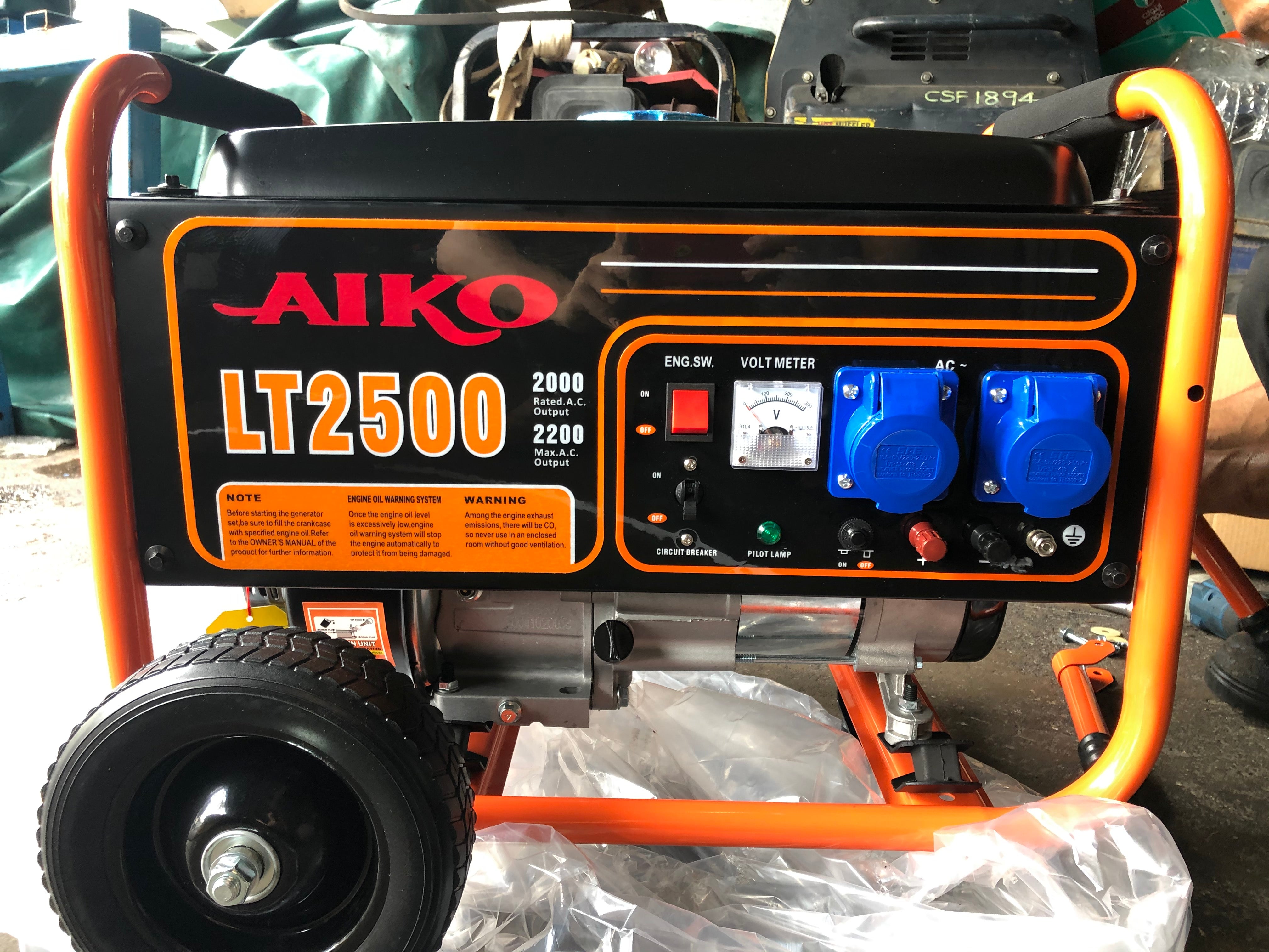 Aiko 2.0 kW Portable Gasoline Generator | Model LT 2500B 8 - Reliable Power for Camping, Home Backup & Outdoor Events