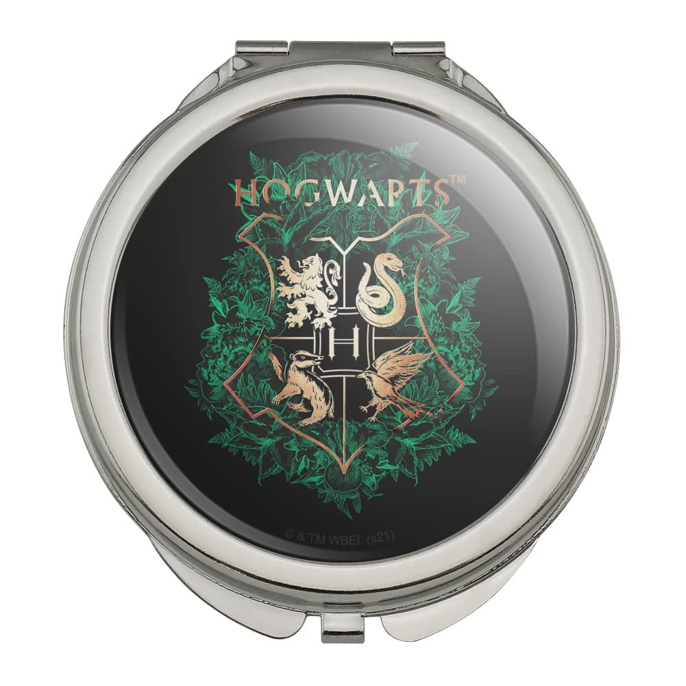 Harry Potter Hogwarts Travel Purse with Mirror for Makeup & Cosmetics