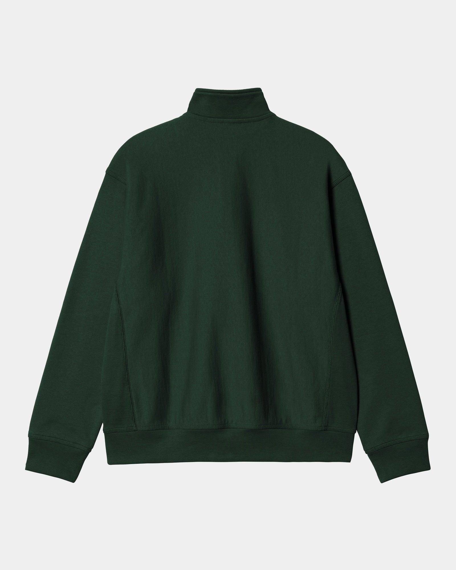 Half Zip American Script Sweatshirt | Conifer Green Pullover | Cozy Casual Wear for Men & Women | Perfect for Fall Outfits, Campus Style & Weekend Relaxation