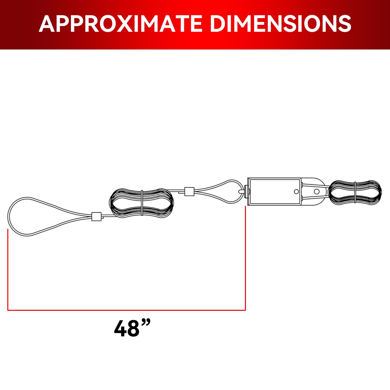 Trailer Breakaway Switch with 4FT Coiled Cable - Electric Brake Switch for RV Towing & Travel Trailers | Heavy-Duty Wire Rope Safety Device | Perfect for Emergency Braking During Towing & Camping Trips