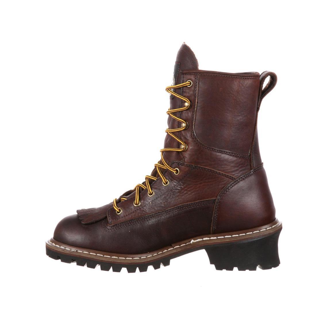Best Steel Toe Waterproof Logger Boots for Men - Heavy Duty Work Boots with Slip Resistance & Comfort - Ideal for Construction, Hiking & Outdoor Work