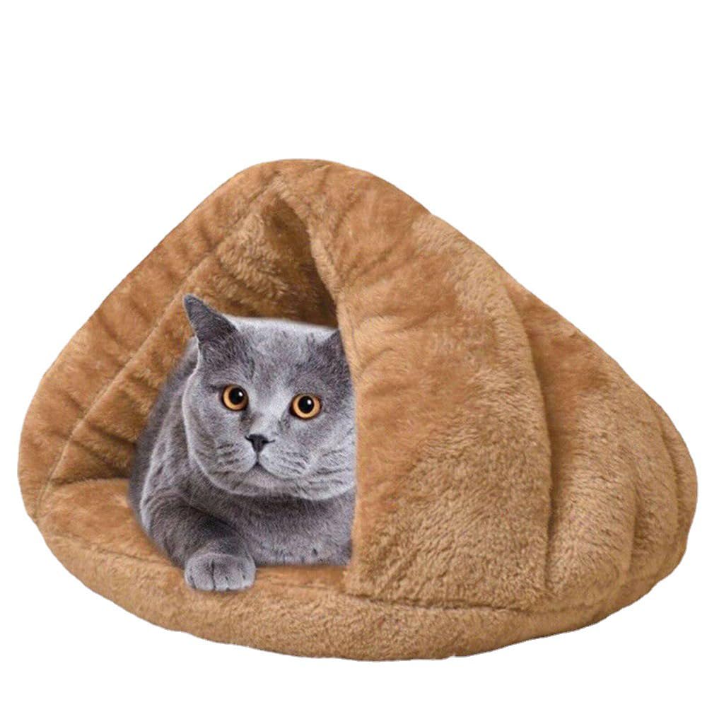 Small Dog Tent Bed - Warm Indoor Pet Cave for Cats & Rabbits - Portable & Washable - Perfect for Winter Sleep & Cozy Napping