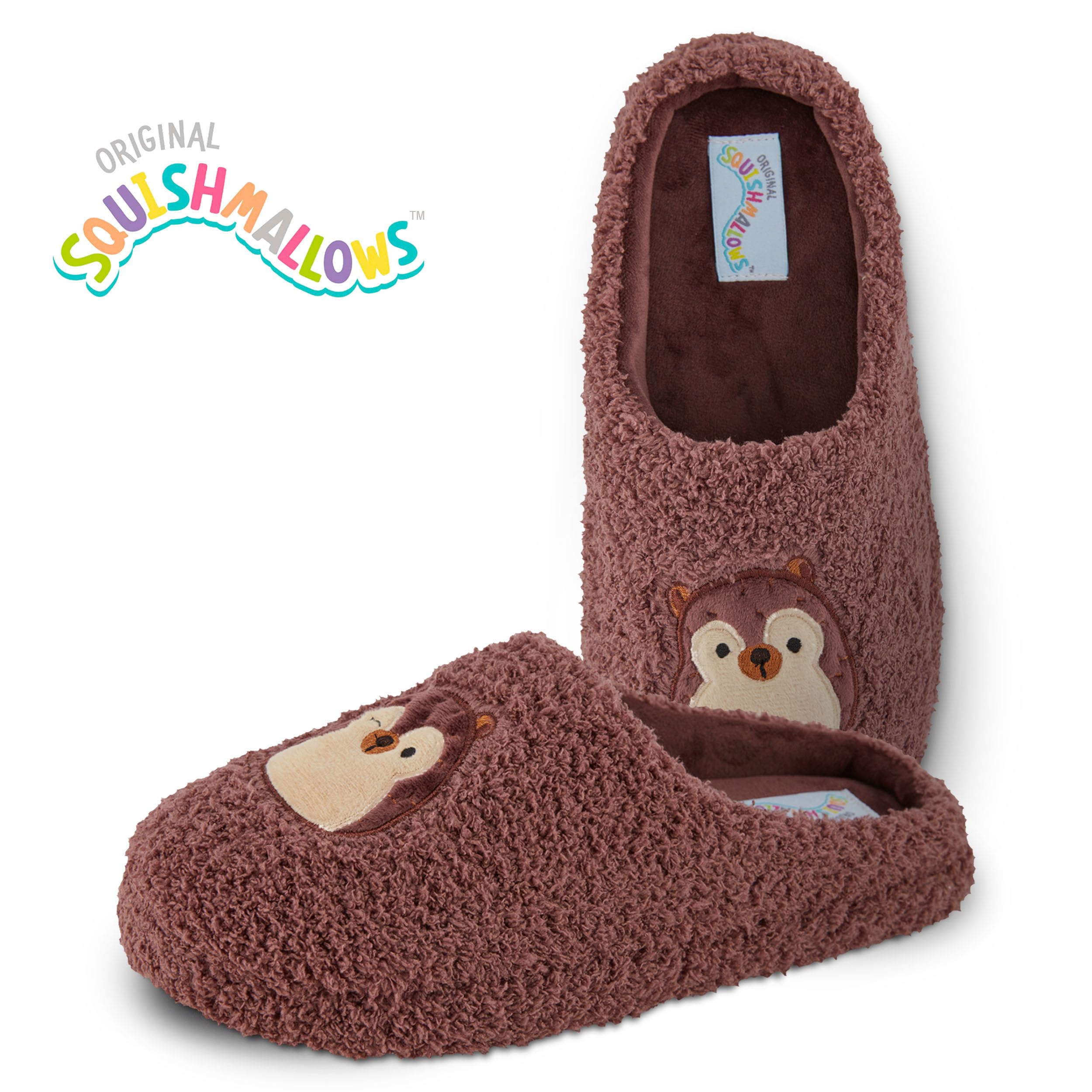 Soft & Cozy Squishmallows Fuzzy House Slippers for Women & Kids - Extra Plush Indoor/Outdoor Slip-On Slippers - Perfect Gift for Christmas, Birthday & Relaxing at Home