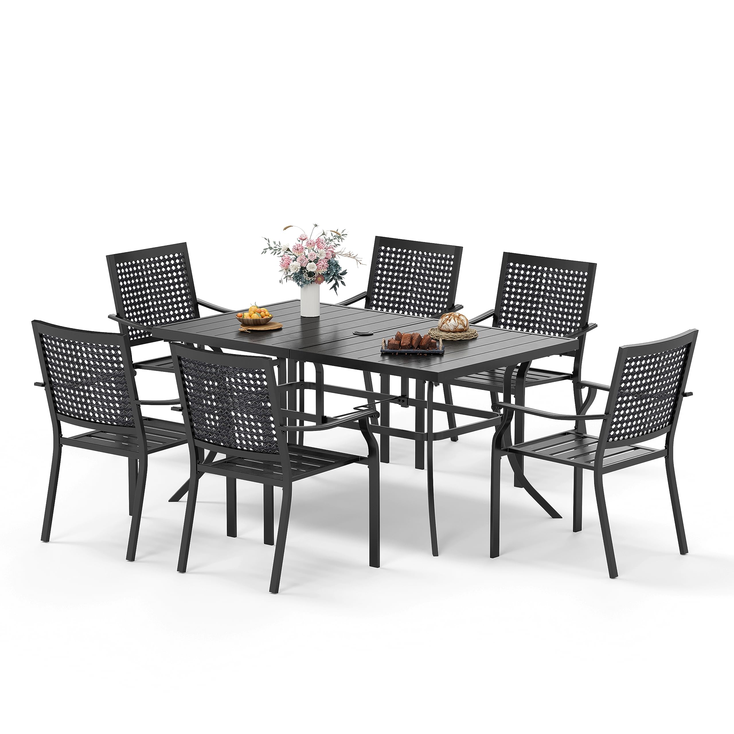 Sophia & William 7-Piece Outdoor Patio Dining Set - 60