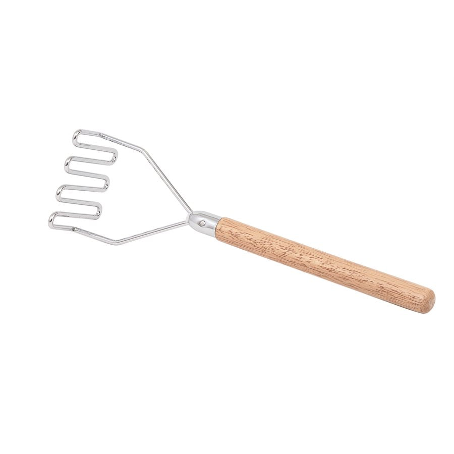 24-Piece Potato Masher Set with Wooden Handle - Perfect for Mashing Potatoes, Vegetables & More - Ideal for Home Kitchens, Restaurants & Catering