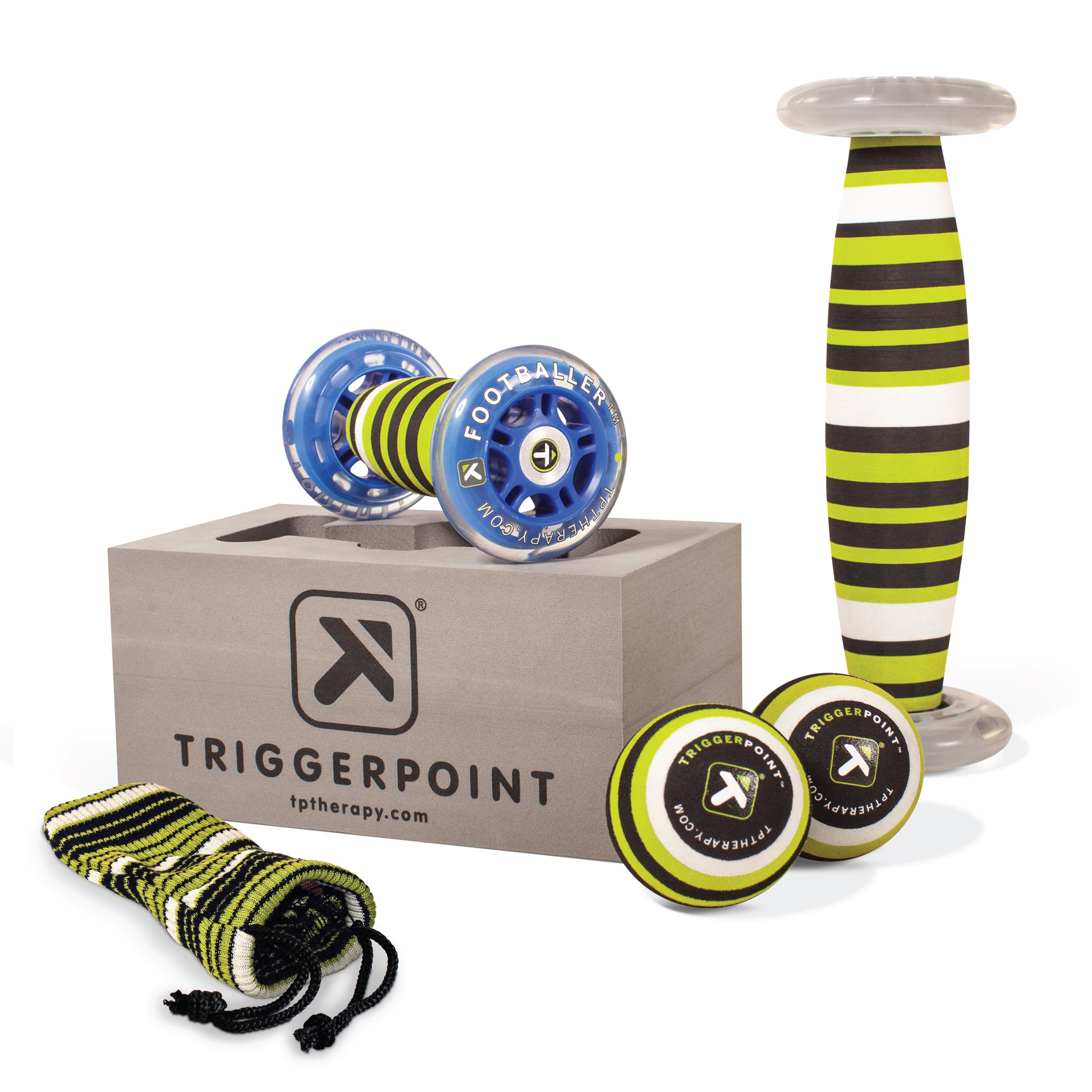 TriggerPoint Performance Therapy Collection - 6-Piece Deep Tissue Massage Set for Full Body Relief | Ideal for Athletes, Recovery & Muscle Pain Relief at Home or Gym
