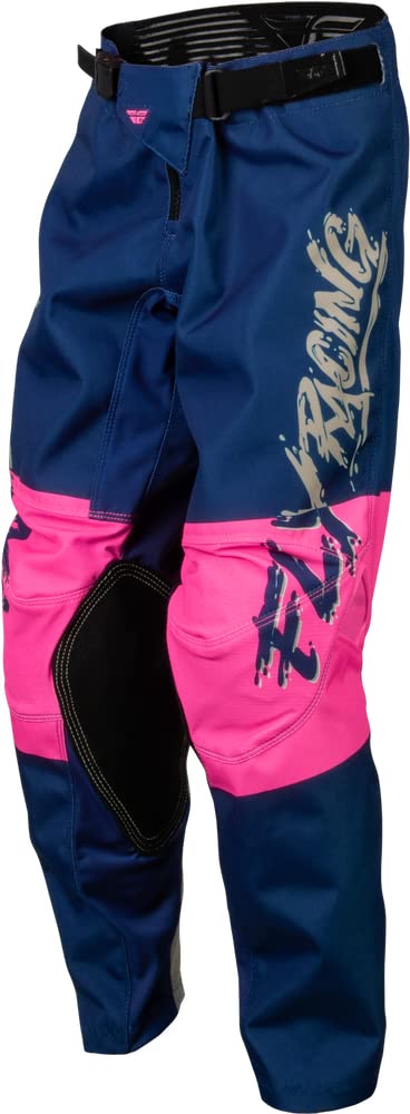 Fly Racing Youth Kinetic Motocross & Mountain Bike Pants - Durable Protective Gear for Dirt Bike, MTB, BMX Riding - Ideal for Off-Road Trails & Extreme Sports