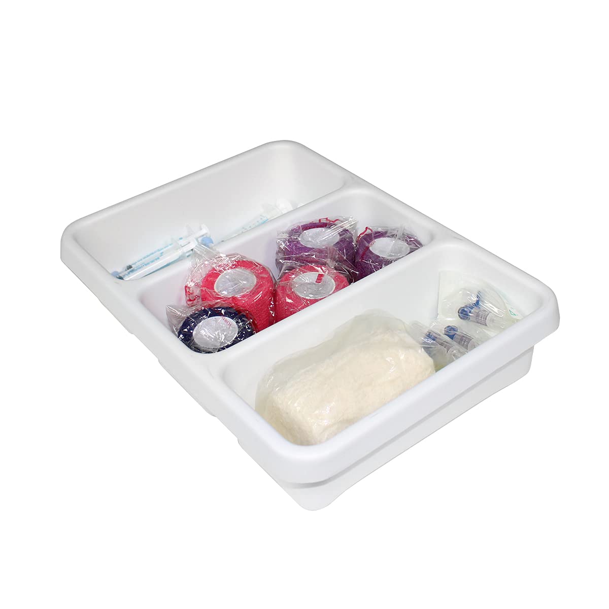 TrippNT 3-Pocket Drawer Organizer - Premium Storage Solution for Kitchen Utensils, Office Supplies & Makeup Accessories - Perfect for Home, Office & Vanity Organization