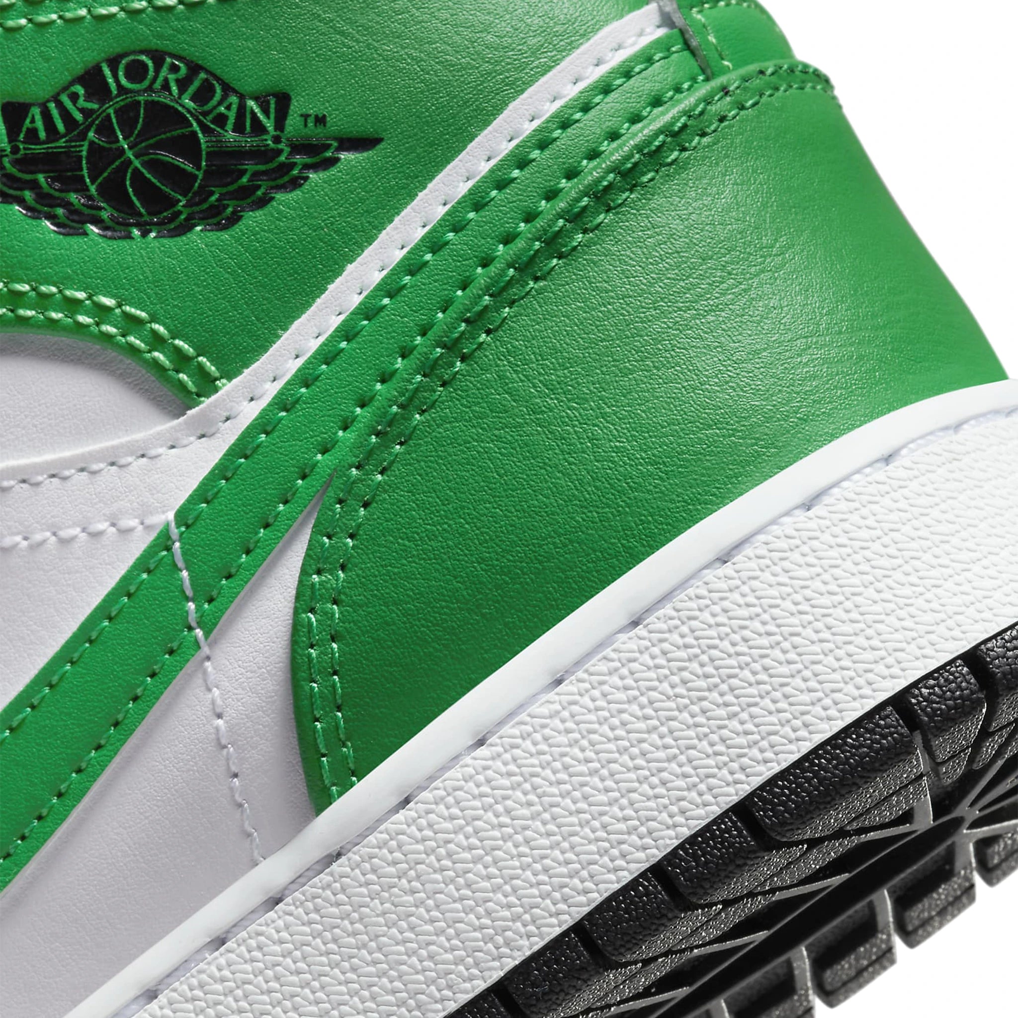 Air Jordan 1 Mid Lucky Green Basketball Shoes for Girls (GS) - Perfect for School, Sports & Casual Wear