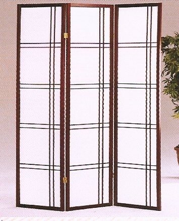 Modern 3/4/5 Panel Shoji Screen Room Divider - Japanese Style Folding Privacy Partition with Double Cross Design for Home, Office & Meditation Spaces