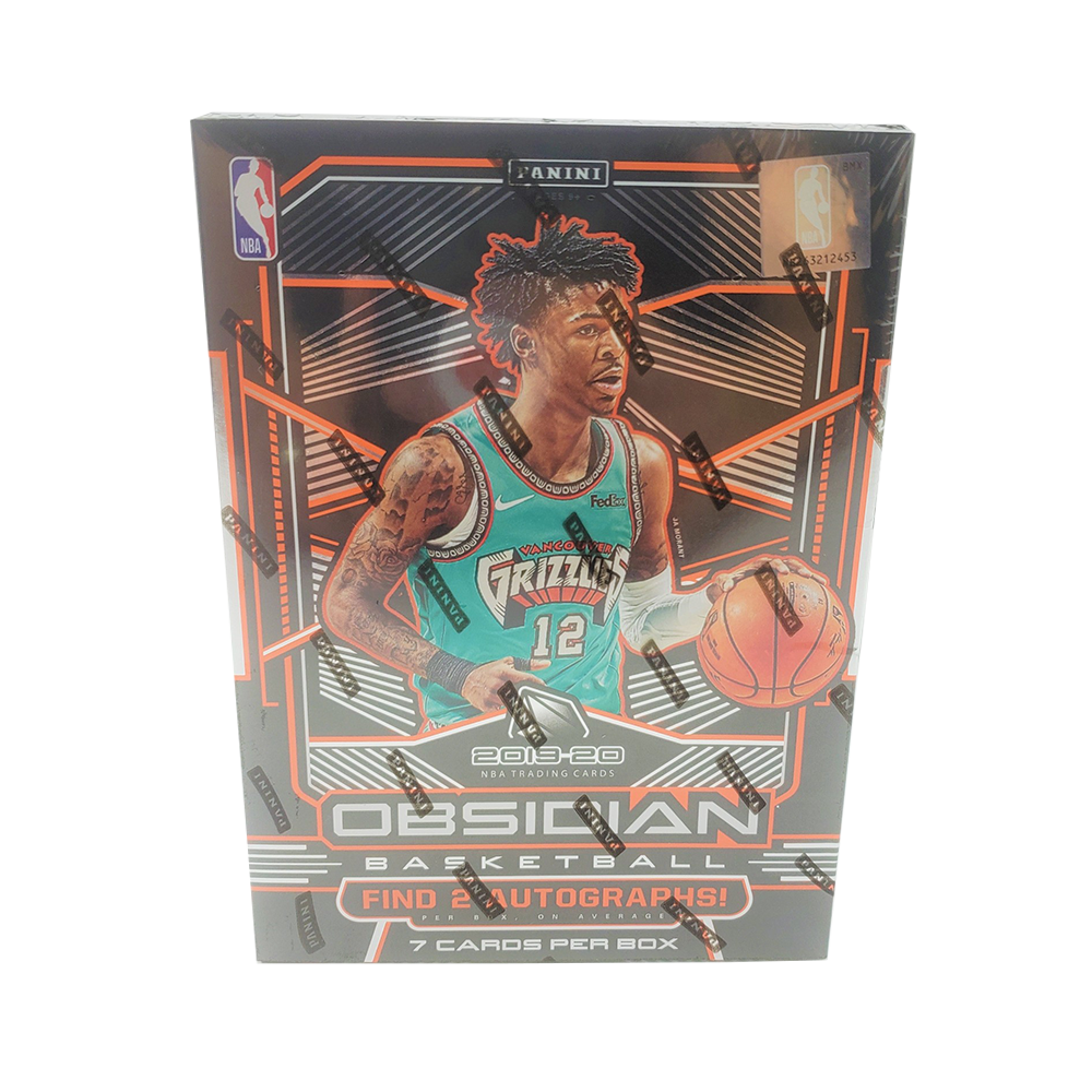2019-2020 Panini Obsidian Basketball Hobby Box - Premium NBA Trading Cards Collection for Collectors & Investors | Perfect for Card Shows, Auctions & Display Cases