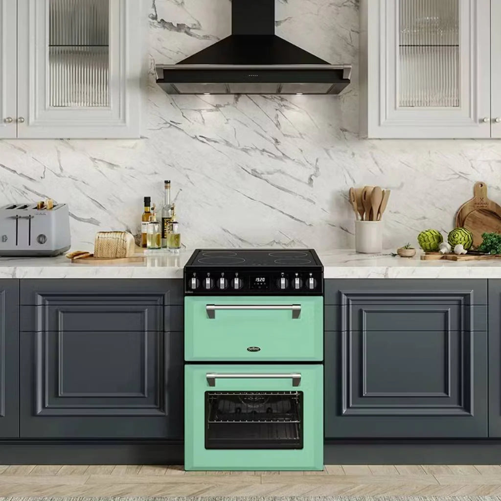Belling BMR60DOINDMM 60cm Mini Induction Range Cooker with Color Boutique Design - Perfect for Small Kitchens, Apartments & Stylish Cooking Spaces