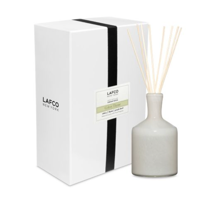 LAFCO Reed Diffuser - Celery Thyme Scented Aromatherapy Oil for Home & Office | Relaxing Fragrance for Bedroom, Bathroom, Living Room