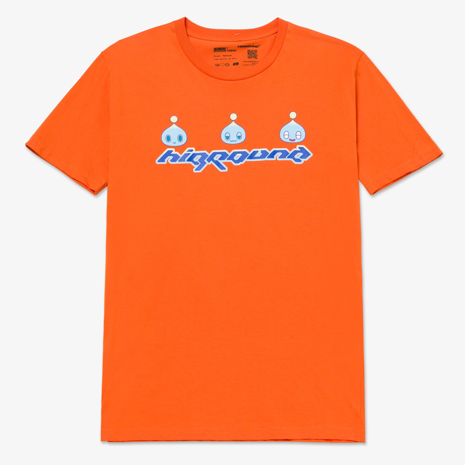 Sonic x Higround Chao Garden T-Shirt - Official Collaboration Graphic Tee for Gaming & Streetwear Fans - Perfect for Casual Wear, Cosplay & Gamer Gifts