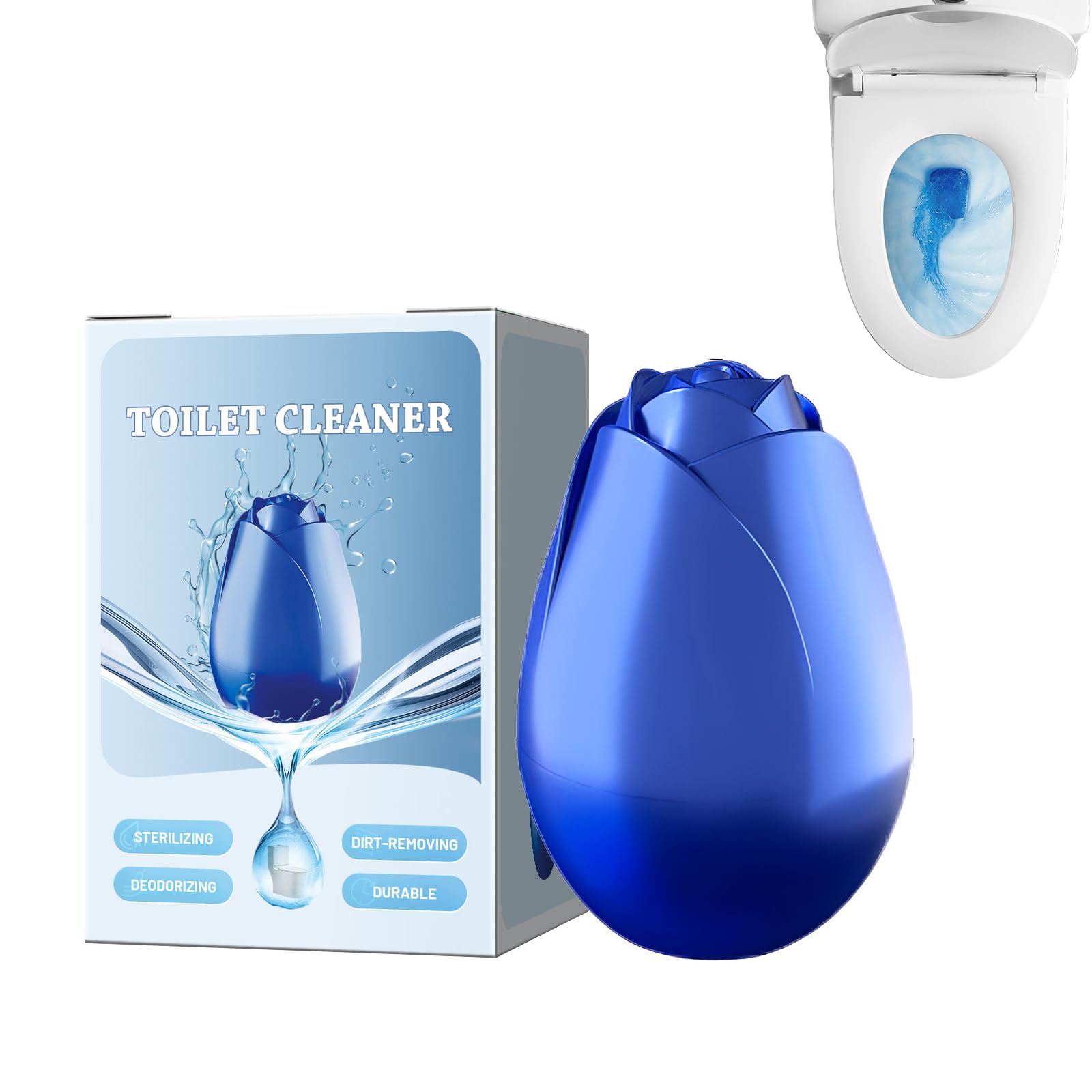 Nmbol Powerful Rose-Shaped Toilet Cleaner Tablets - Effervescent Bathroom Cleaning Tablets for Stubborn Stains | Toilet Bowl & Cup Cleaner | Quick-Dissolving for Sparkling Clean | Perfect for Home, Hotel & Office Restroom Maintenance