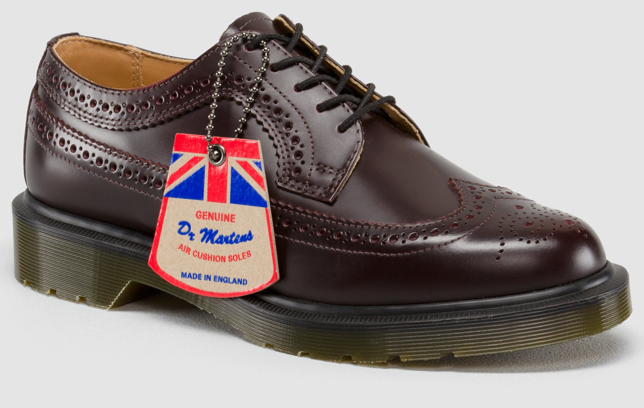 3989 Burgundy Brogue Men's Dress Shoes - Handcrafted in England | Formal & Business Attire, Weddings, Office Wear